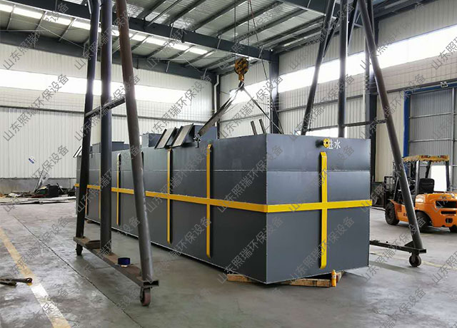 安徽客户用于养殖污水处理的地埋式一体化污水处理设备发货
