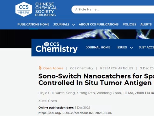 CCS Chem：超声遥控！纳米“特工”深入肿瘤捕抗原，原位合成疫苗让转移瘤治愈率达 60%